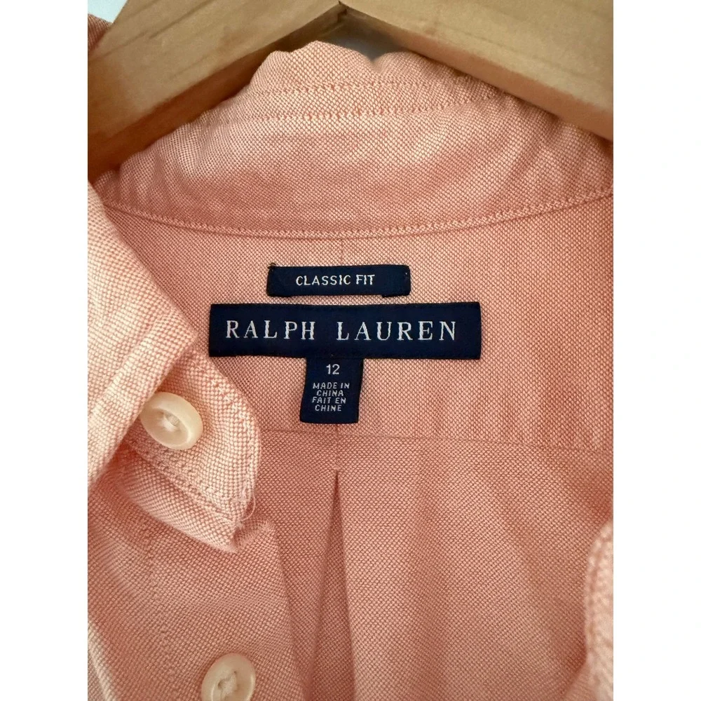 Ralph‎ Lauren Boys Classic Button Down Cotton Shirt